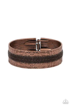 Paparazzi Rancho Refinement - Copper Hinge Bracelet