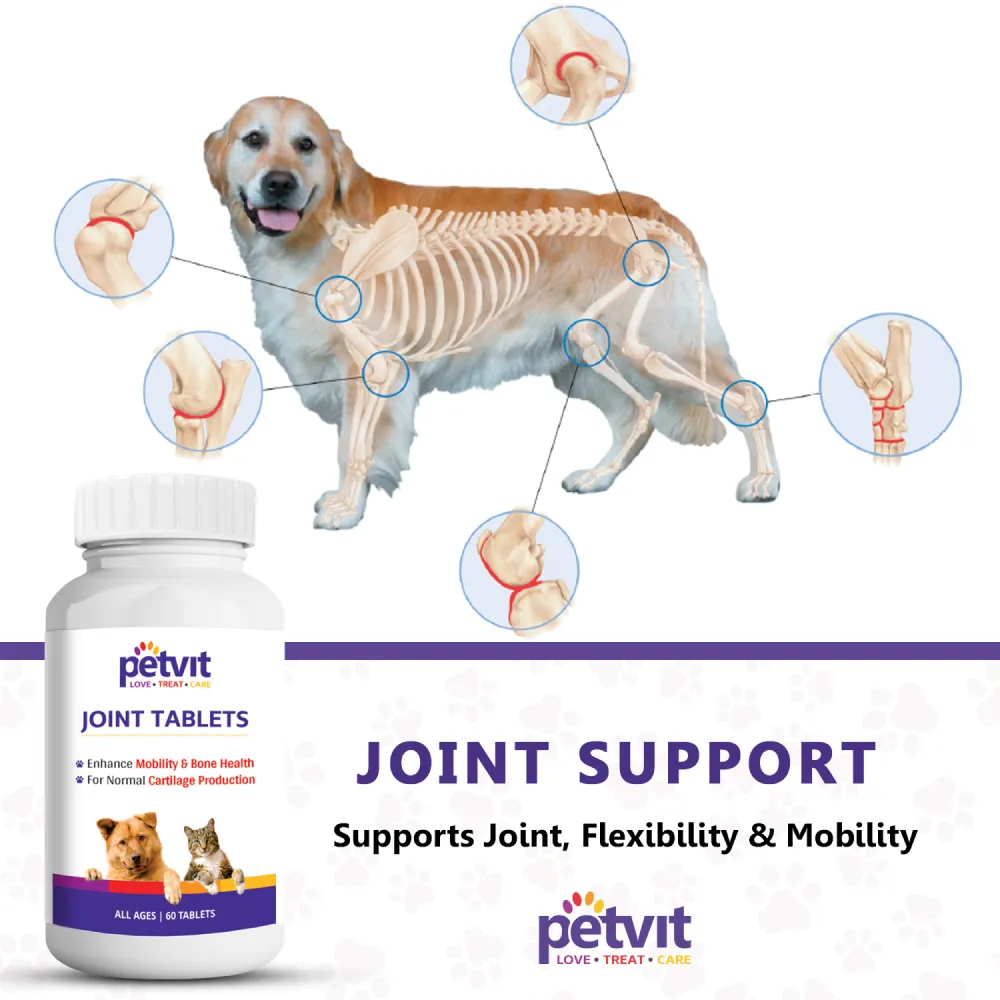 Petvit Joint Tablets for Dogs and Cats