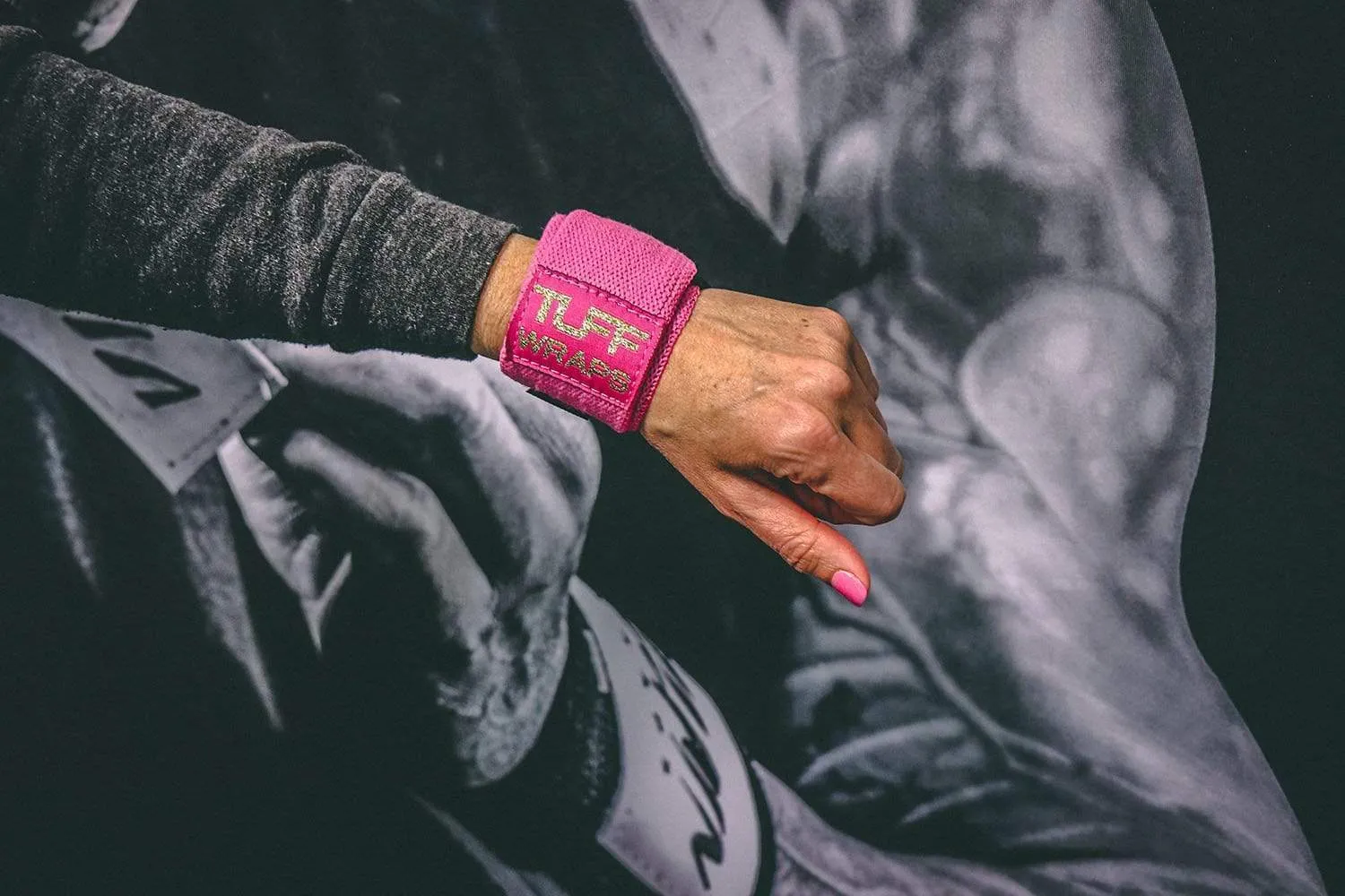 Pink & Gold Villain Mini Wrist Wraps