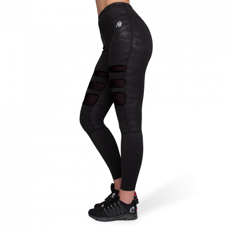 Savannah Biker Tights - Black Camo