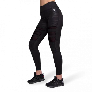 Savannah Biker Tights - Black Camo