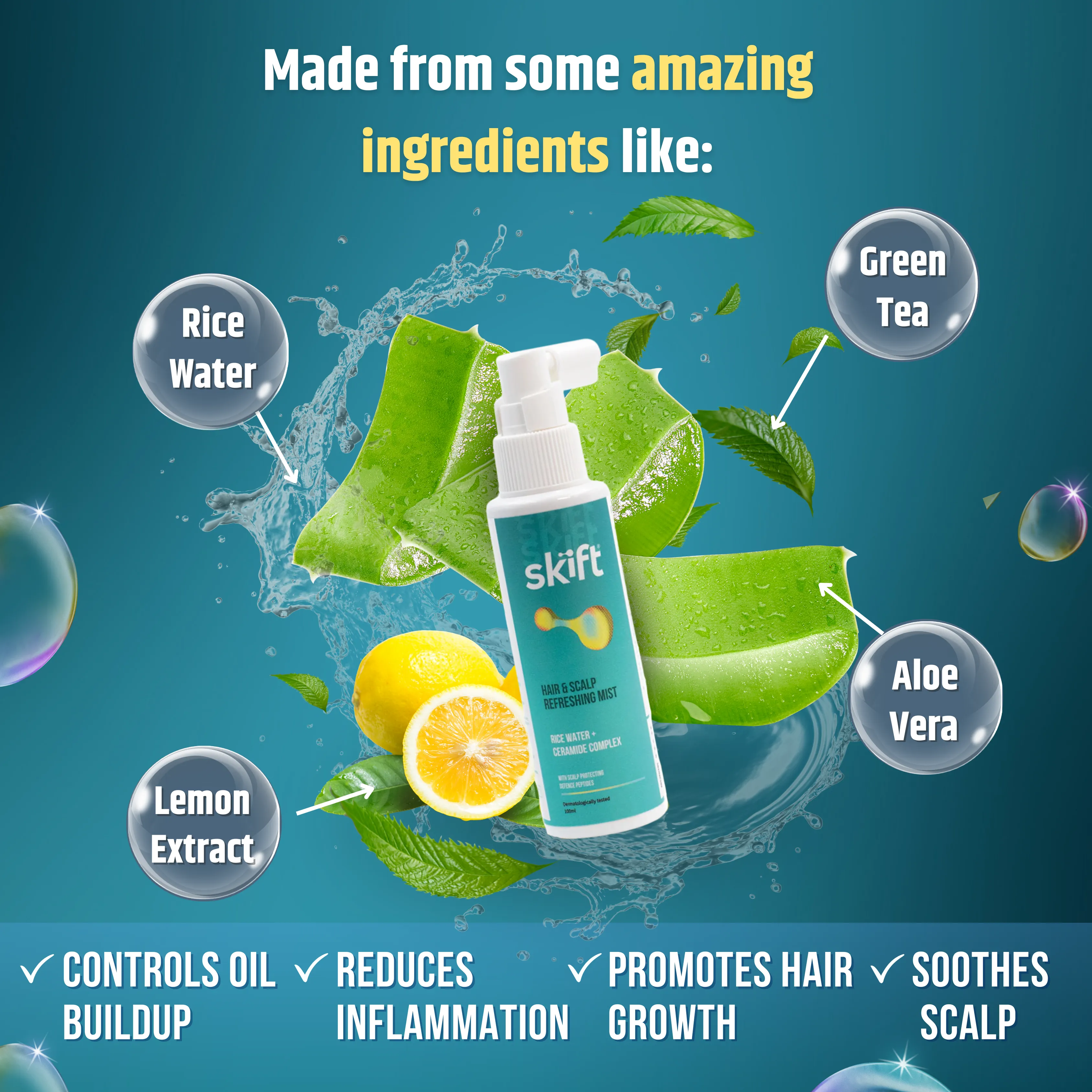 SKIFT Hair & Scalp Refreshing Mist (50ml)