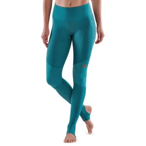 SKINS SERIES-5 WOMEN'S TRAVEL AND RECOVERY LONG TIGHTS TEAL