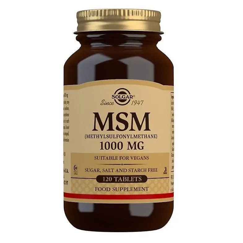 Solgar MSM 1000mg 120 Tablets