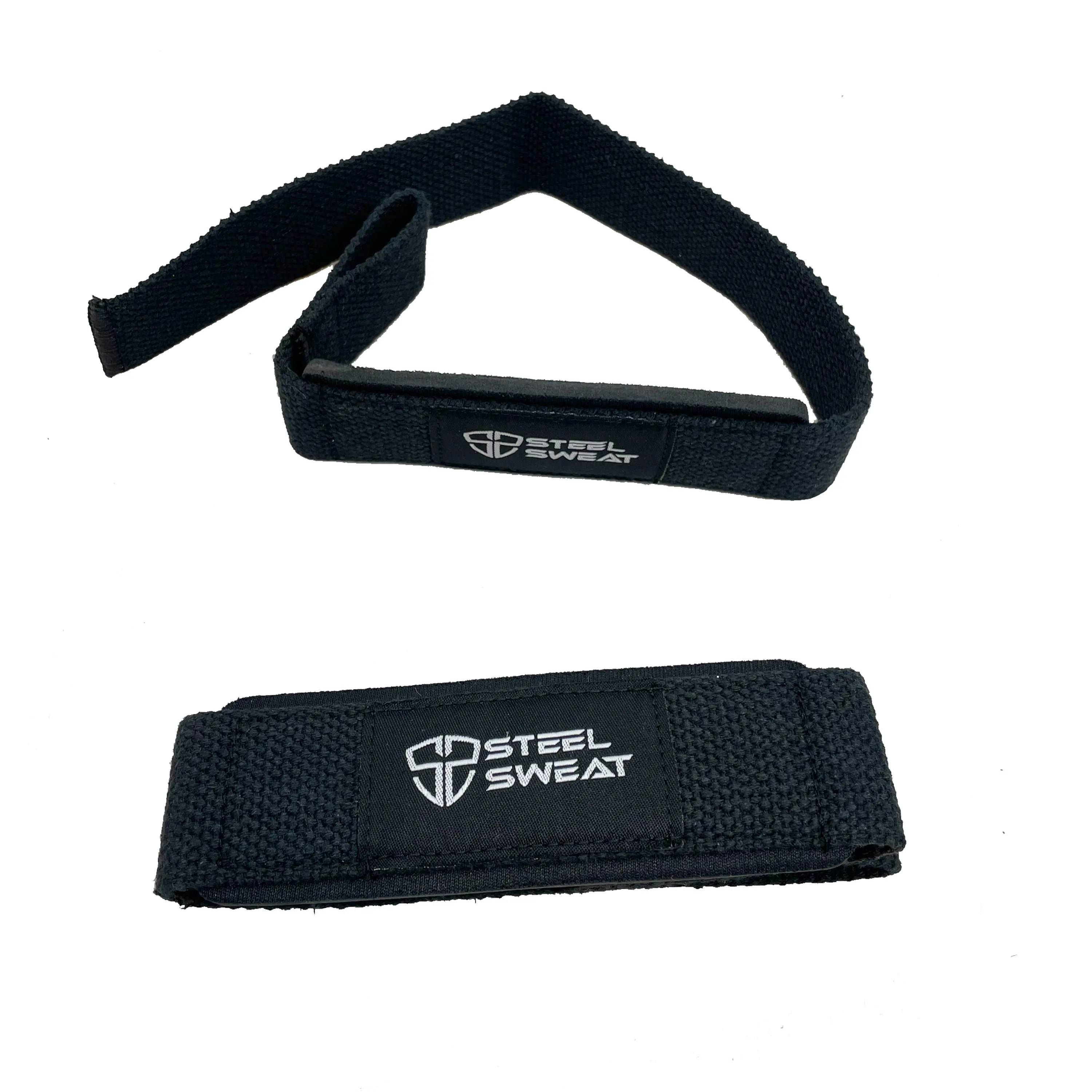 Steel Sweat Lifting Straps - Black