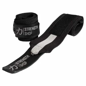 Super Heavy Wrist Wraps, Black-Grey, IPF Approved – 60cm/90cm