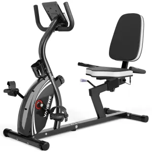 The Best Recumbent Bike With 16-Level (Silver) | Vanswe Fitness