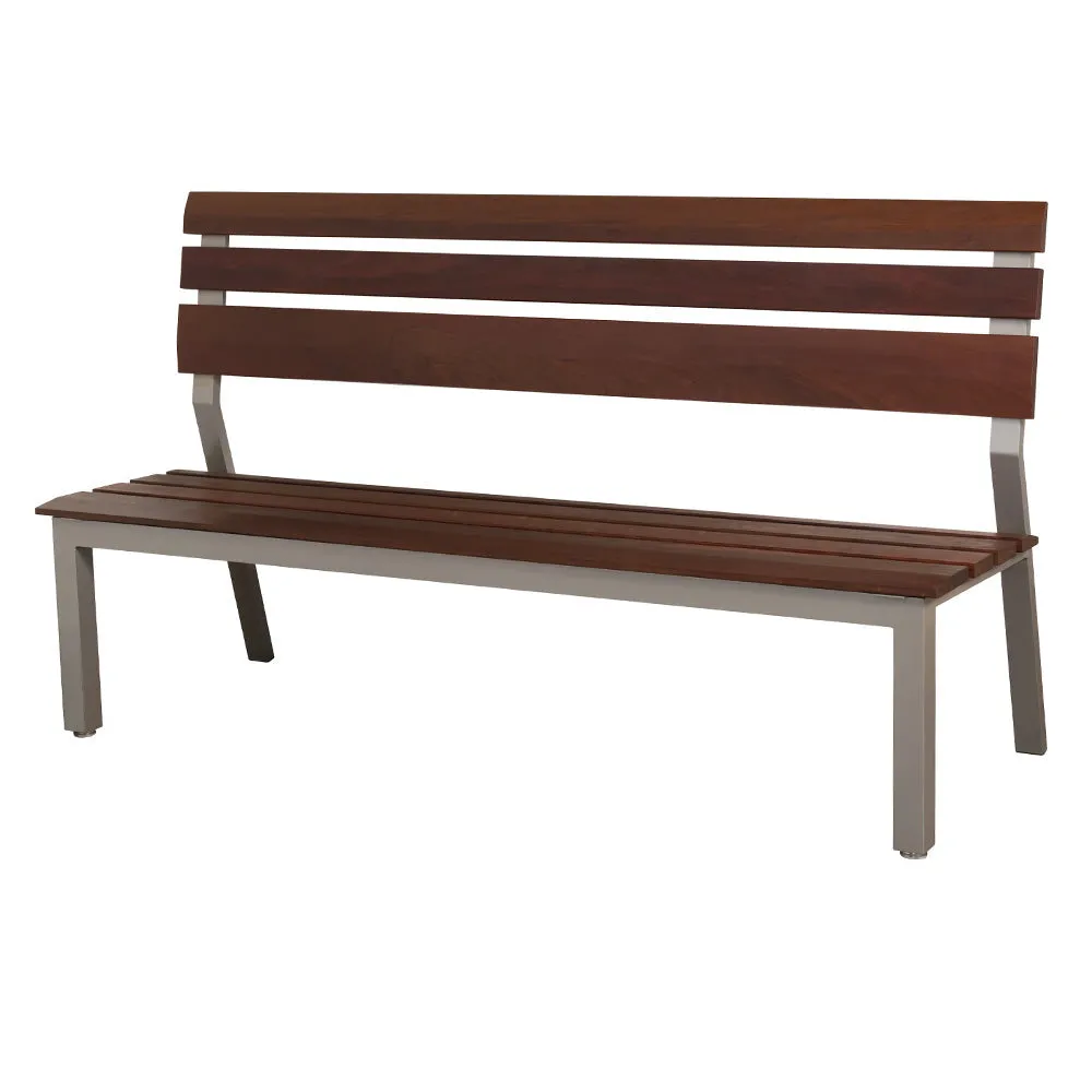 Valencia Bench with Tropical Hardwood Slats