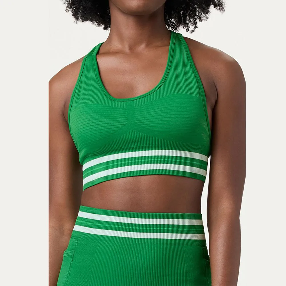 Womens Lucky Ace Seamless Tennis Sports Bra