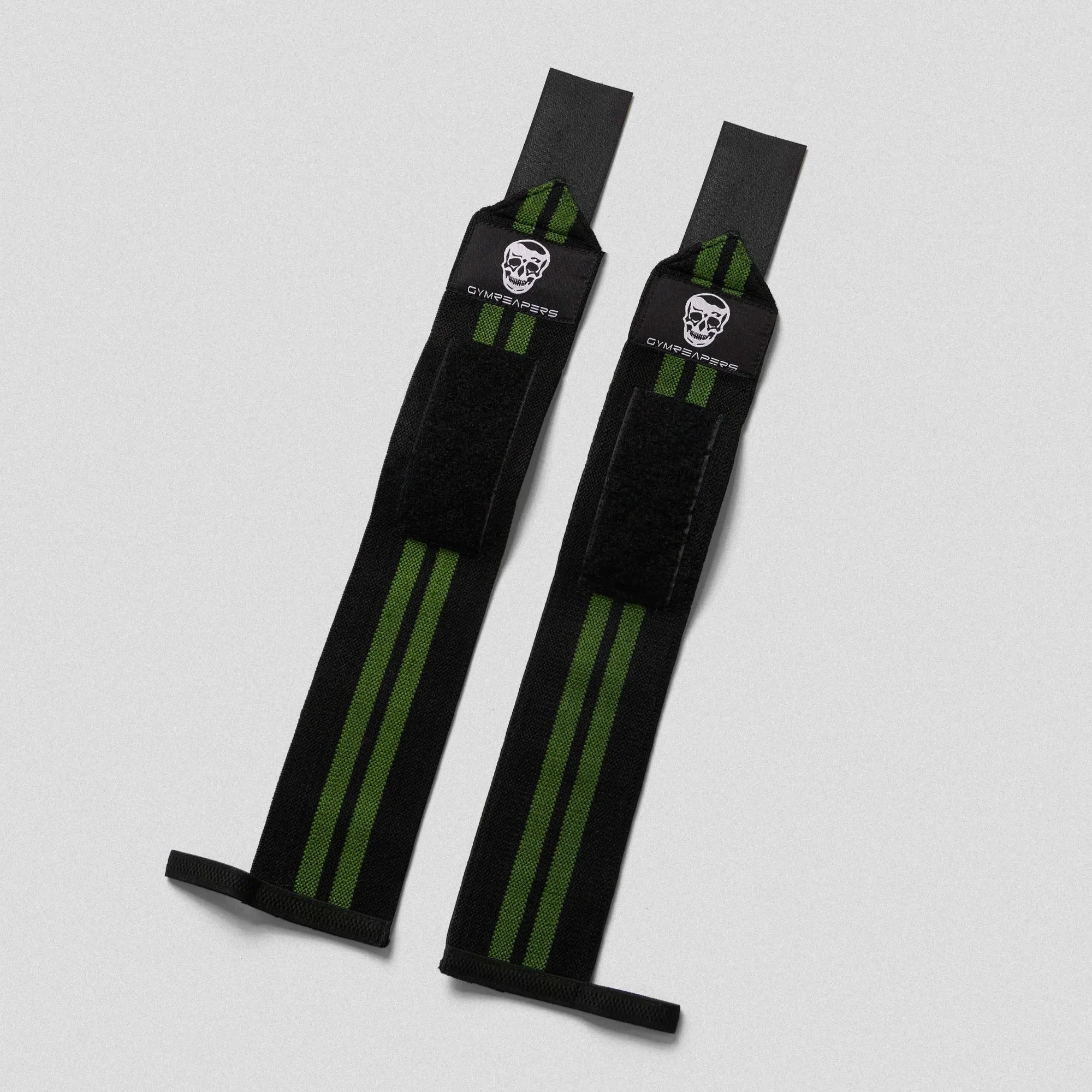 Wrist Wraps - 18" Weightlifting Wrist Support - Green